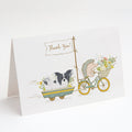 Papillon Black Greeting Cards Pack of 8 Blank Cards with Envelopes Whimsical A7 Size 5x7