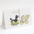 Poodle Black Greeting Cards Pack of 8 Blank Cards with Envelopes Whimsical A7 Size 5x7
