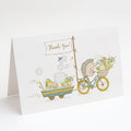 Poodle White Greeting Cards Pack of 8 Blank Cards with Envelopes Whimsical A7 Size 5x7