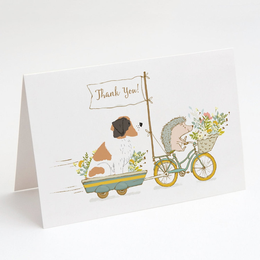 Saint Bernard Greeting Cards Pack of 8 Blank Cards with Envelopes Whimsical A7 Size 5x7
