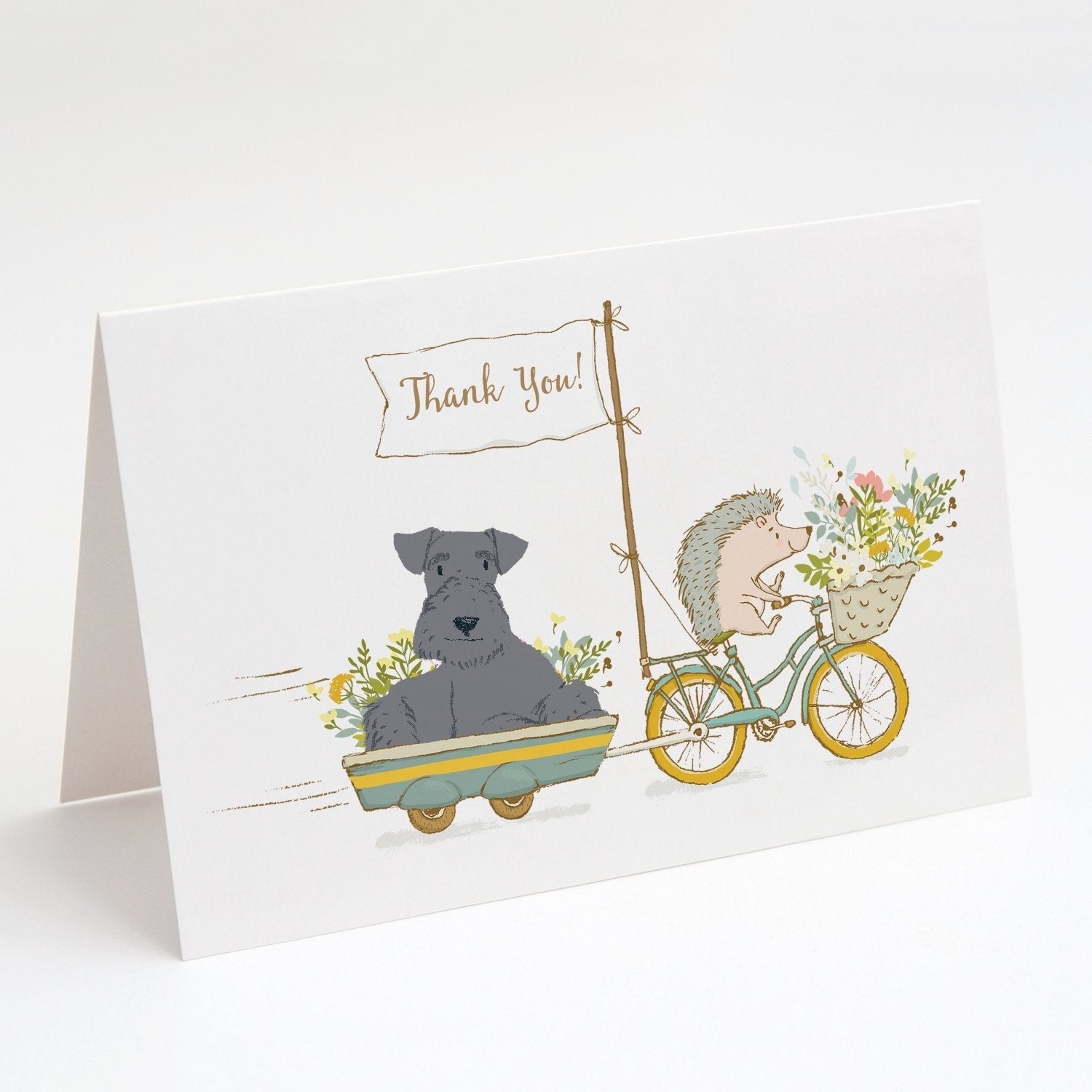 Lakeland Terrier Greeting Cards Pack of 8 Blank Cards with Envelopes Whimsical A7 Size 5x7