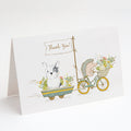 Terrier Black and White Greeting Cards Pack of 8 Blank Cards with Envelopes Whimsical A7 Size 5x7