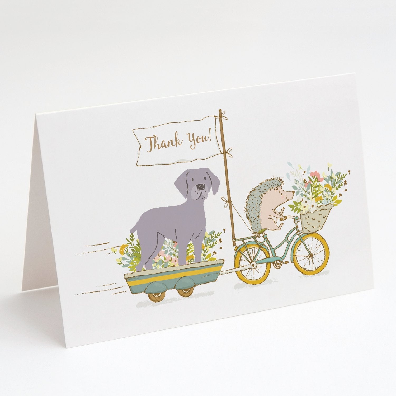Weimaraner Greeting Cards Pack of 8 Blank Cards with Envelopes Whimsical A7 Size 5x7