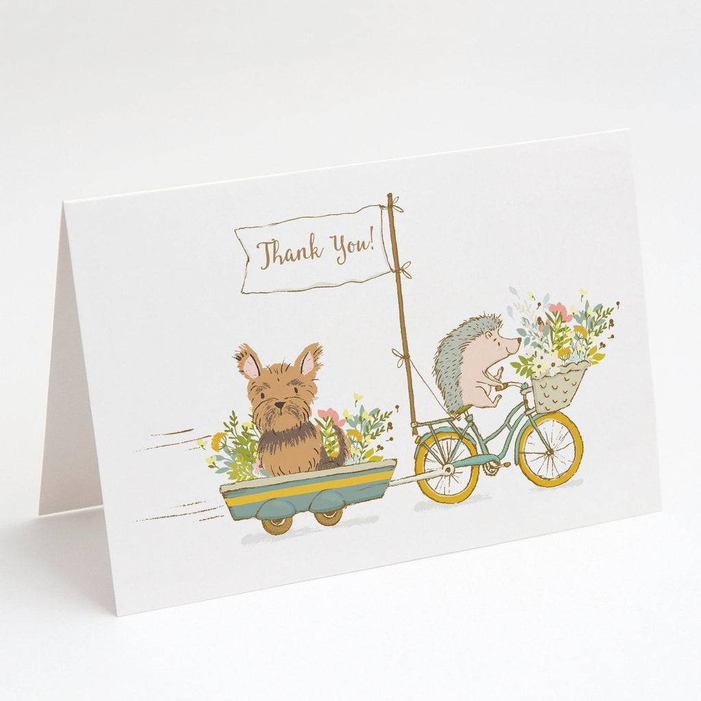 Yorkshire Terrier Greeting Cards Pack of 8 Blank Cards with Envelopes Whimsical A7 Size 5x7