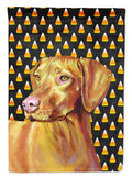Vizsla Candy Corn Halloween Portrait House Flag 28x40 Porch Sleeve Pole Decorative Outside Yard Banner Artwork Wall Hanging, Polyester