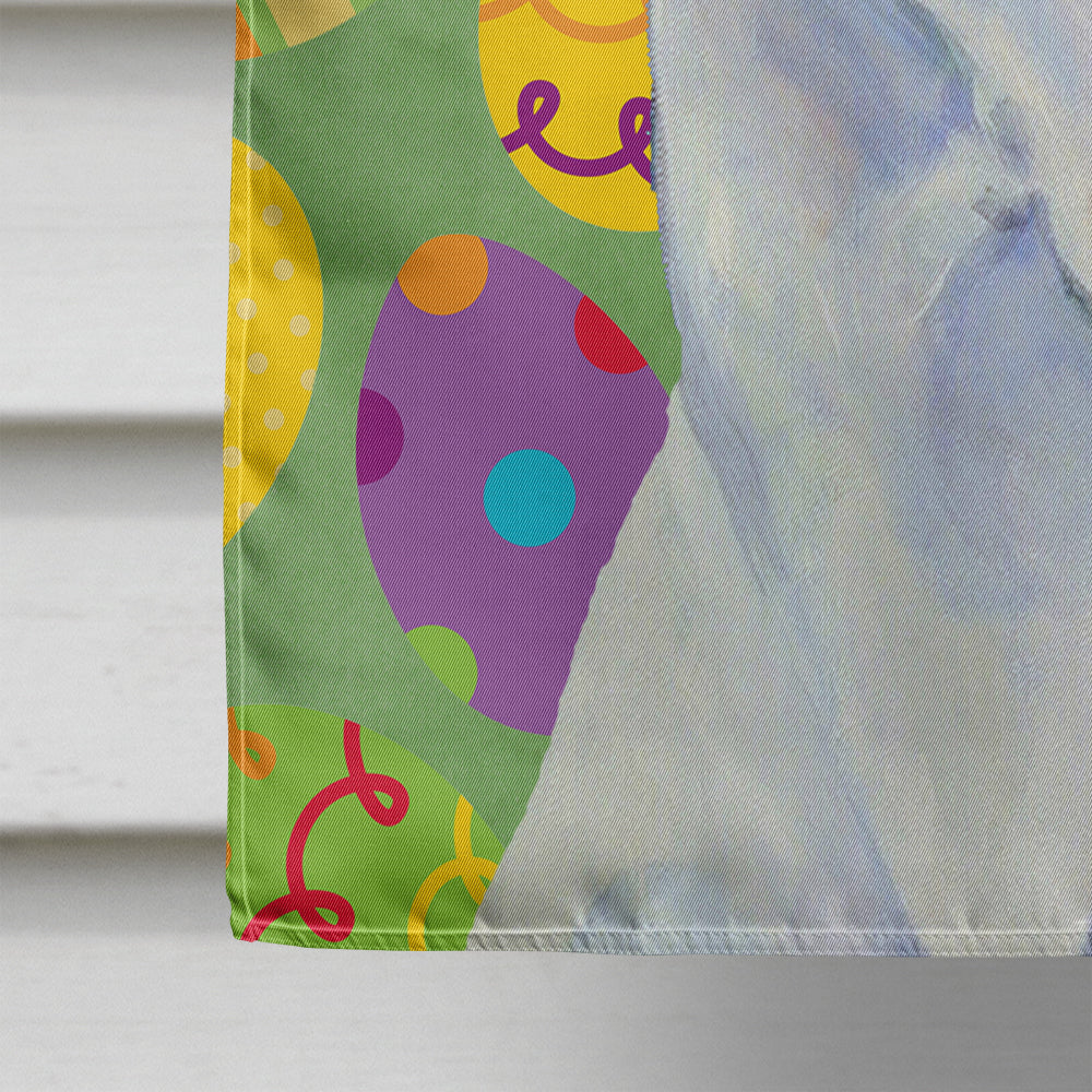 Great Dane Easter Eggtravaganza House Flag 28x40 Porch Sleeve Pole Decorative Outside Yard Banner Artwork Wall Hanging, Polyester