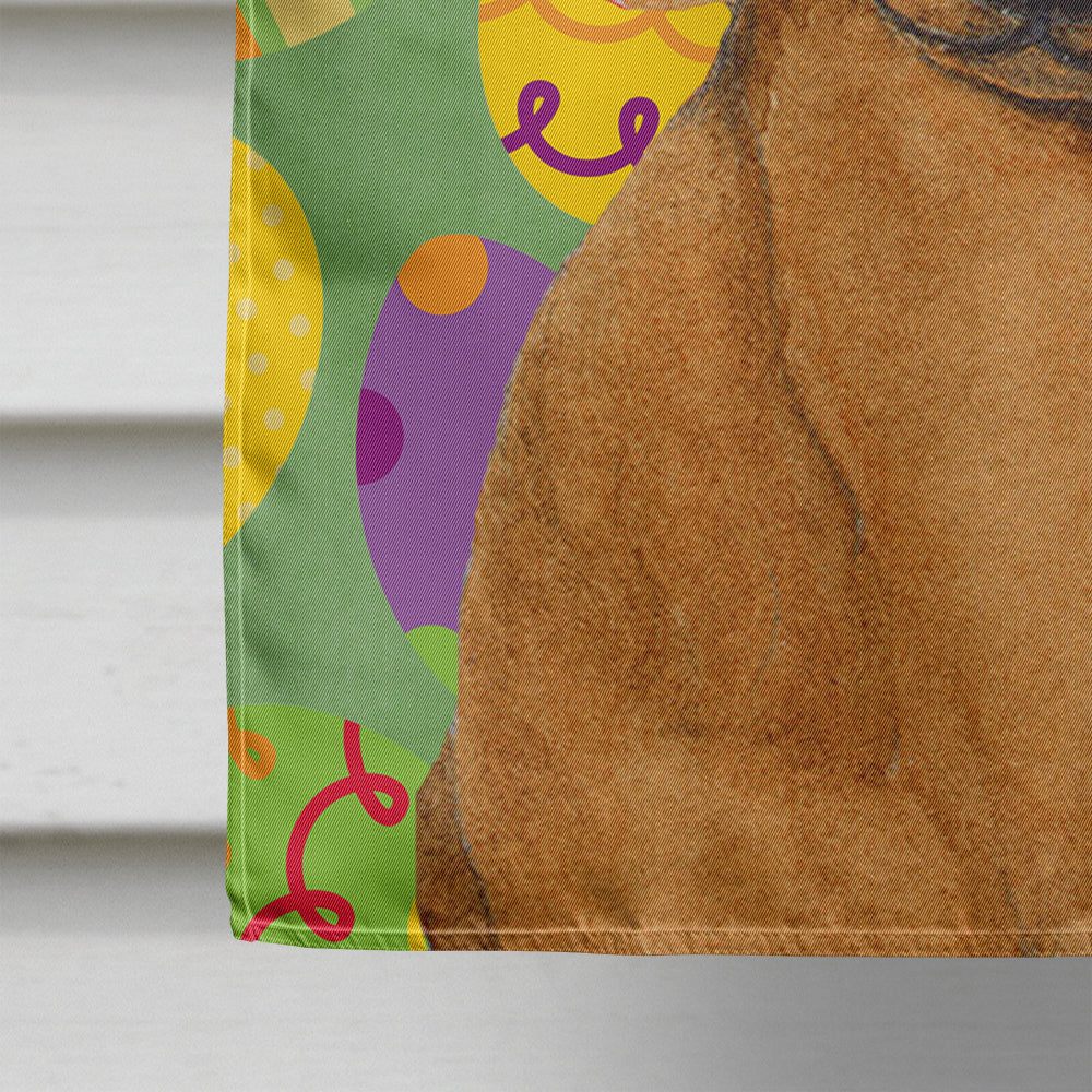 Dachshund Easter Eggtravaganza House Flag 28x40 Porch Sleeve Pole Decorative Outside Yard Banner Artwork Wall Hanging, Polyester