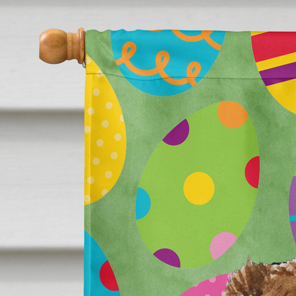 Australian Shepherd Easter Eggtravaganza House Flag 28x40 Porch Sleeve Pole Decorative Outside Yard Banner Artwork Wall Hanging, Polyester