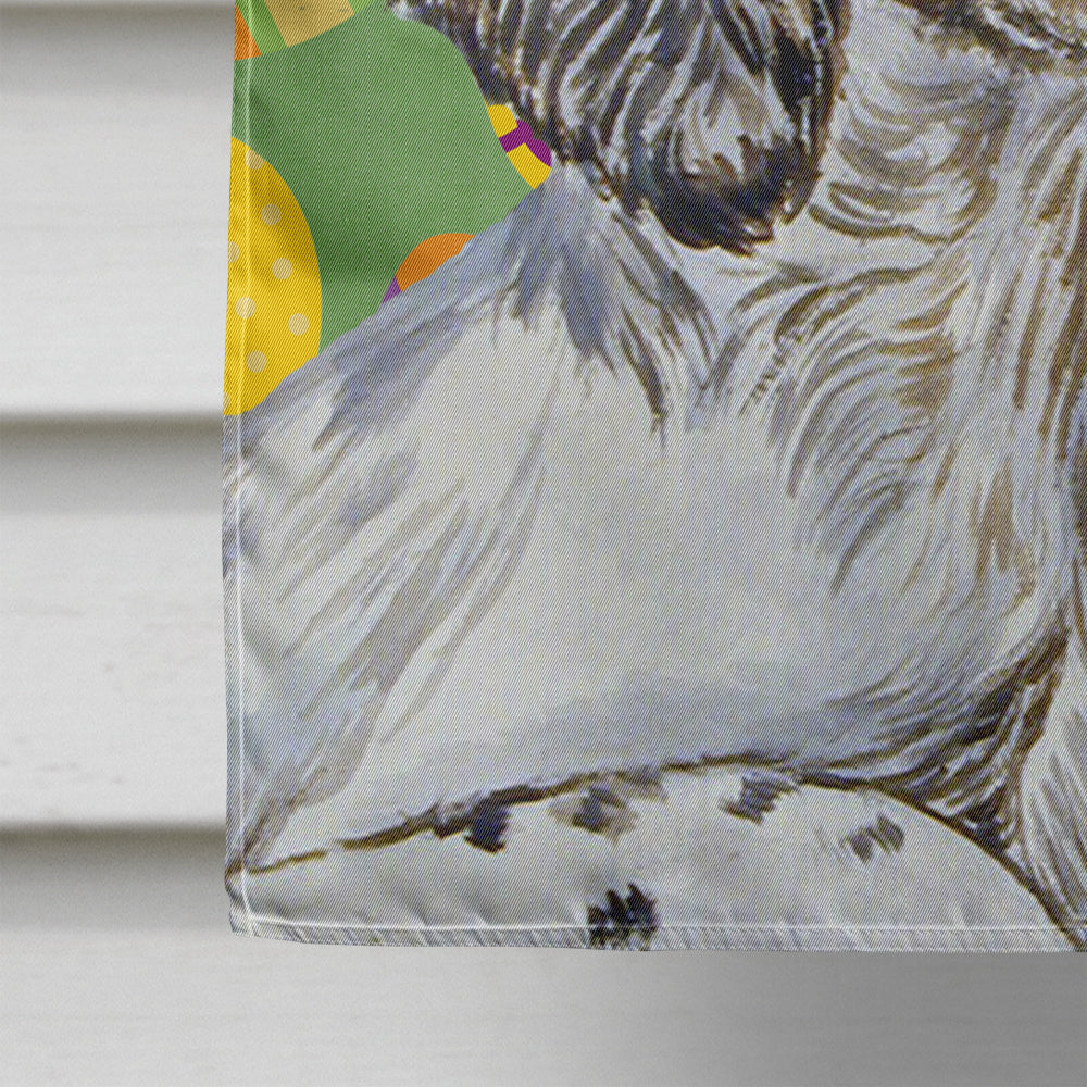 English Setter Easter Eggtravaganza House Flag 28x40 Porch Sleeve Pole Decorative Outside Yard Banner Artwork Wall Hanging, Polyester