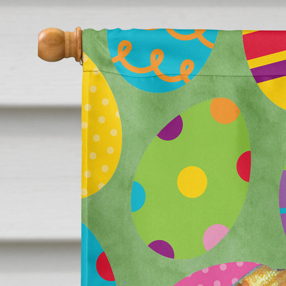 Vizsla Easter Eggtravaganza House Flag 28x40 Porch Sleeve Pole Decorative Outside Yard Banner Artwork Wall Hanging, Polyester