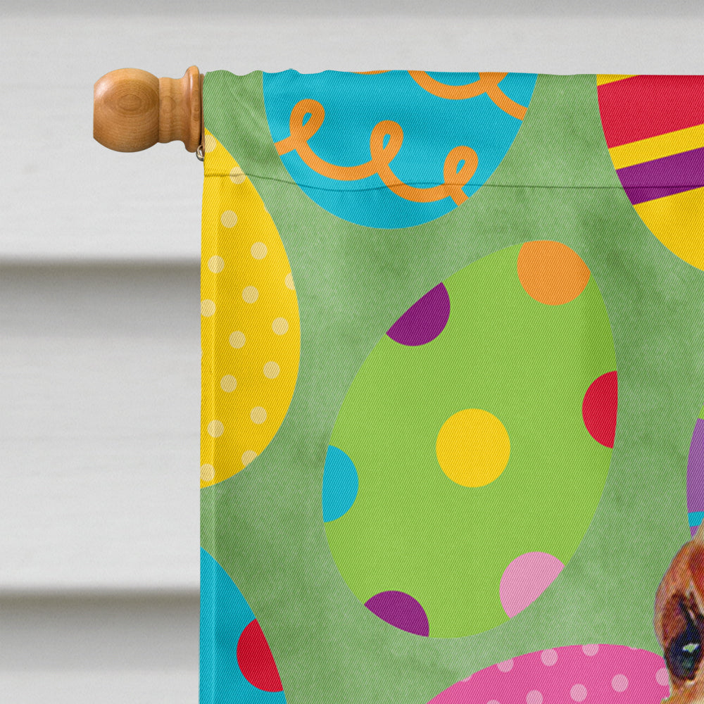 Bloodhound Easter Eggtravaganza House Flag 28x40 Porch Sleeve Pole Decorative Outside Yard Banner Artwork Wall Hanging, Polyester