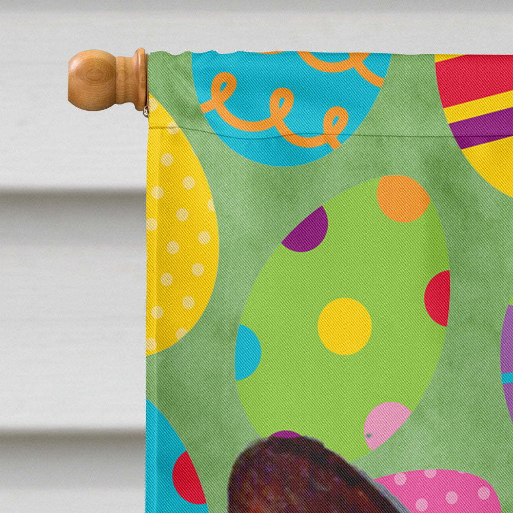 Corgi Easter Eggtravaganza House Flag 28x40 Porch Sleeve Pole Decorative Outside Yard Banner Artwork Wall Hanging, Polyester