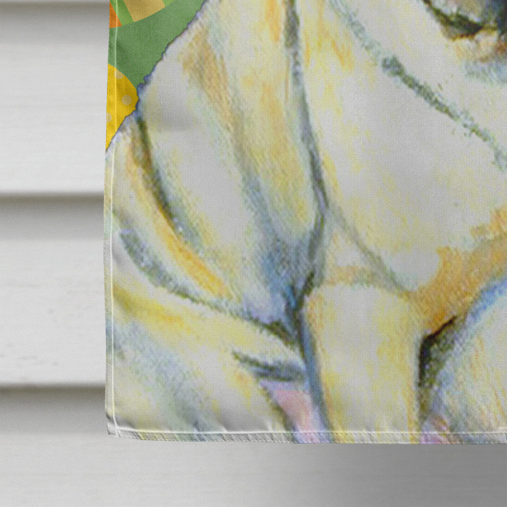 Pug Easter Eggtravaganza House Flag 28x40 Porch Sleeve Pole Decorative Outside Yard Banner Artwork Wall Hanging, Polyester