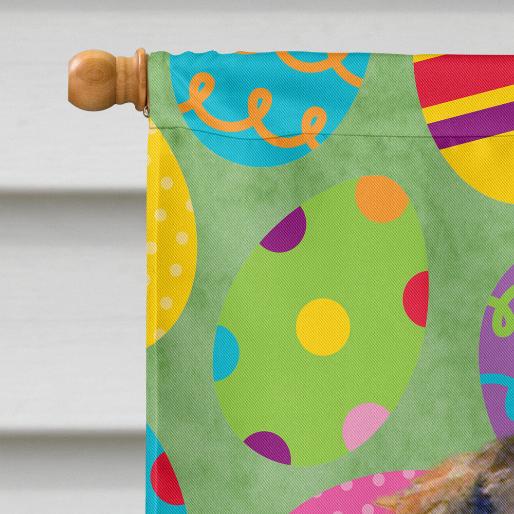Dachshund Easter Eggtravaganza House Flag 28x40 Porch Sleeve Pole Decorative Outside Yard Banner Artwork Wall Hanging, Polyester