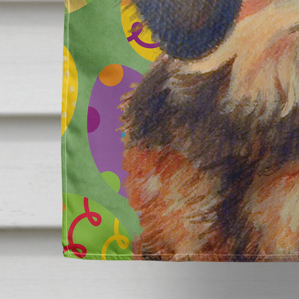 Dachshund Easter Eggtravaganza House Flag 28x40 Porch Sleeve Pole Decorative Outside Yard Banner Artwork Wall Hanging, Polyester