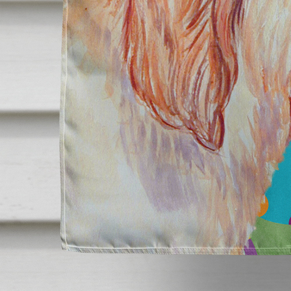 Petit Basset Griffon Vendeen Easter Eggtravaganza House Flag 28x40 Porch Sleeve Pole Decorative Outside Yard Banner Artwork Wall Hanging, Polyester