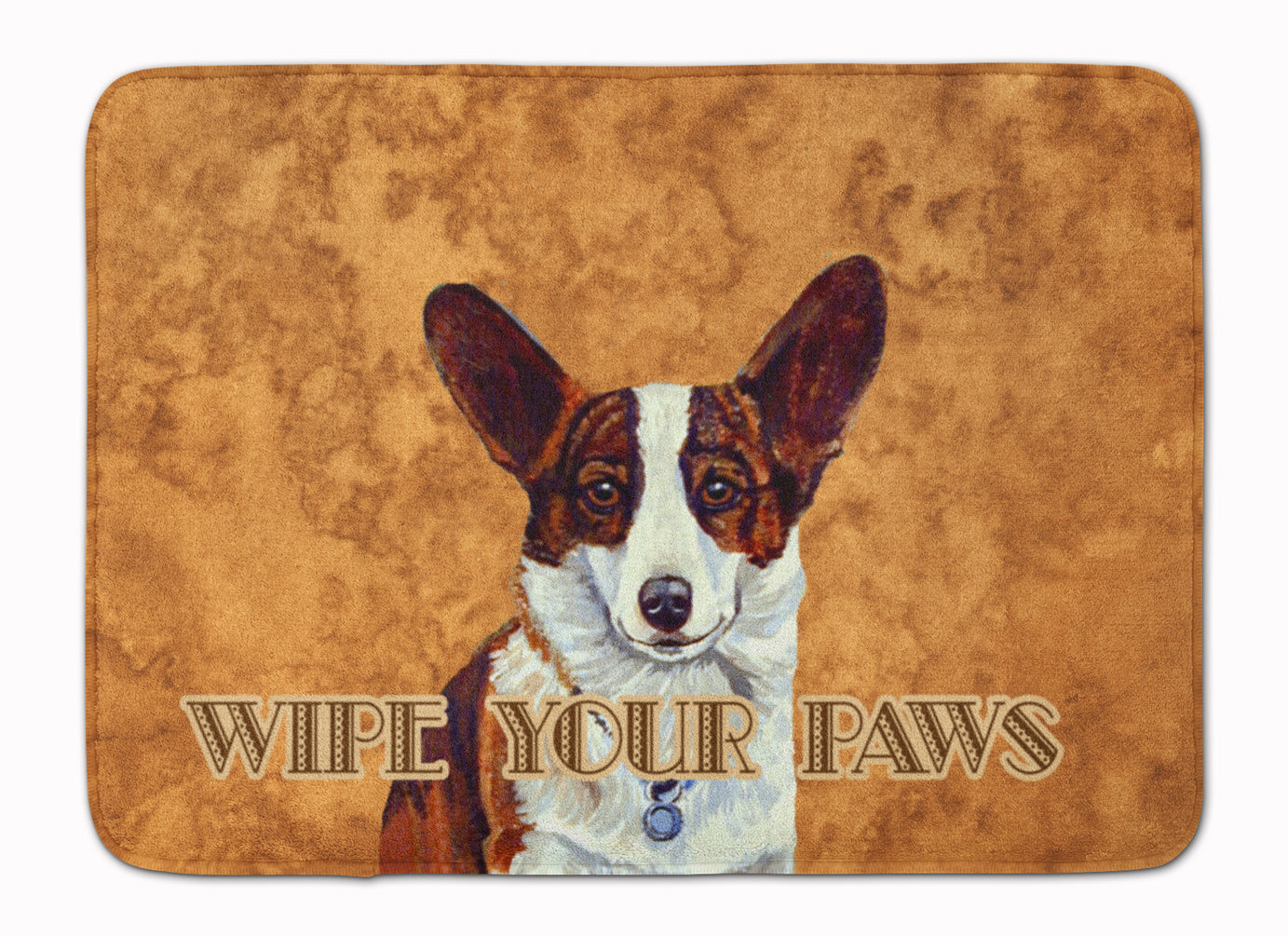 Cardigan Corgi Wipe your Paws Memory Foam Kitchen Mat Machine Washable Anti-Fatigue Cushion Comfort Bath or Kitchen Rug