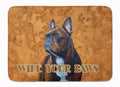 French Bulldog Wipe your Paws Memory Foam Kitchen Mat Machine Washable Anti-Fatigue Cushion Comfort Bath or Kitchen Rug