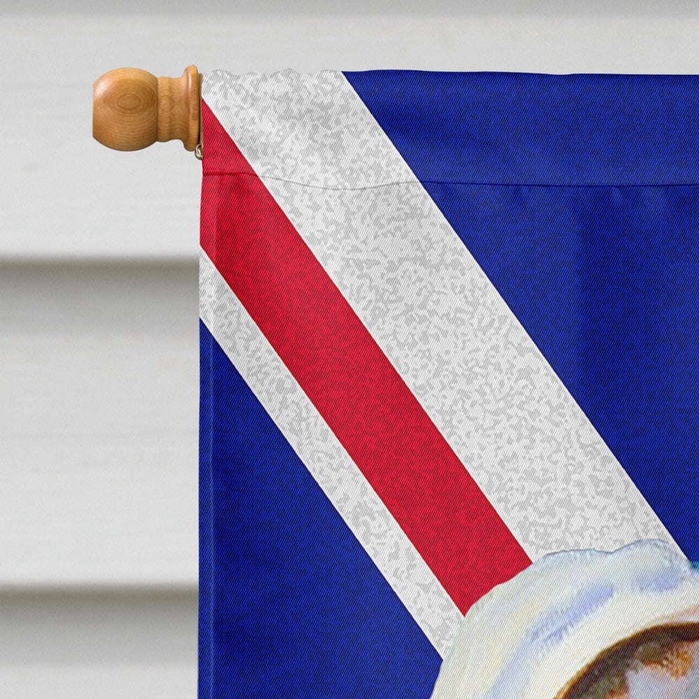 Great Dane with English Union Jack British Flag House Flag 28x40 Porch Sleeve Pole Decorative Outside Yard Banner Artwork Wall Hanging, Polyester