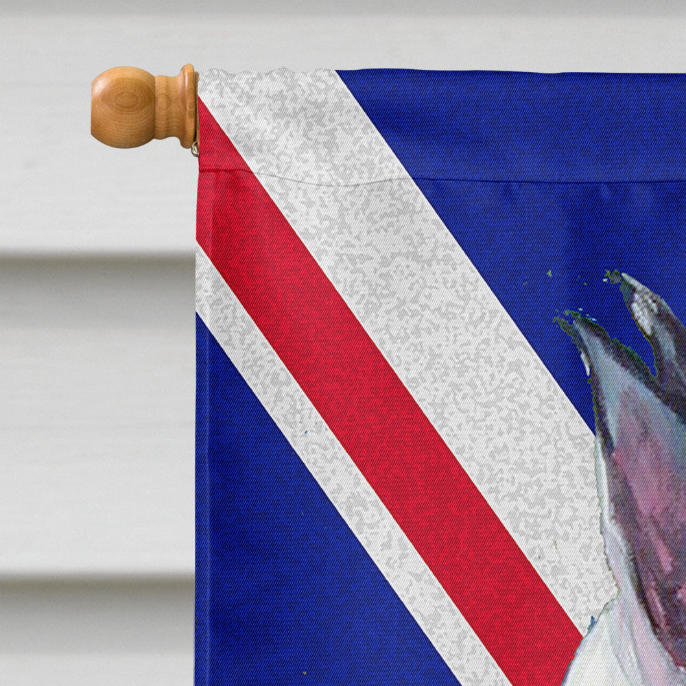 Great Dane with English Union Jack British Flag House Flag 28x40 Porch Sleeve Pole Decorative Outside Yard Banner Artwork Wall Hanging, Polyester