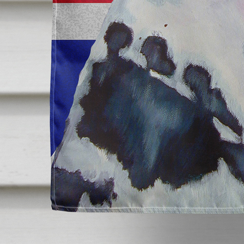 Great Dane with English Union Jack British Flag House Flag 28x40 Porch Sleeve Pole Decorative Outside Yard Banner Artwork Wall Hanging, Polyester
