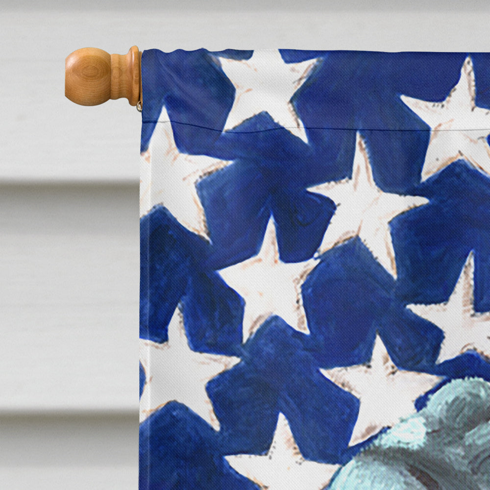 Neapolitan Mastiff USA Patriotic American Flag House Flag 28x40 Porch Sleeve Pole Decorative Outside Yard Banner Artwork Wall Hanging, Polyester
