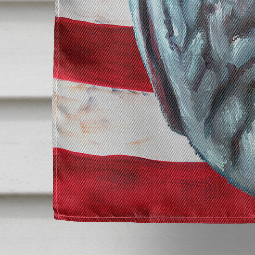Neapolitan Mastiff USA Patriotic American Flag House Flag 28x40 Porch Sleeve Pole Decorative Outside Yard Banner Artwork Wall Hanging, Polyester