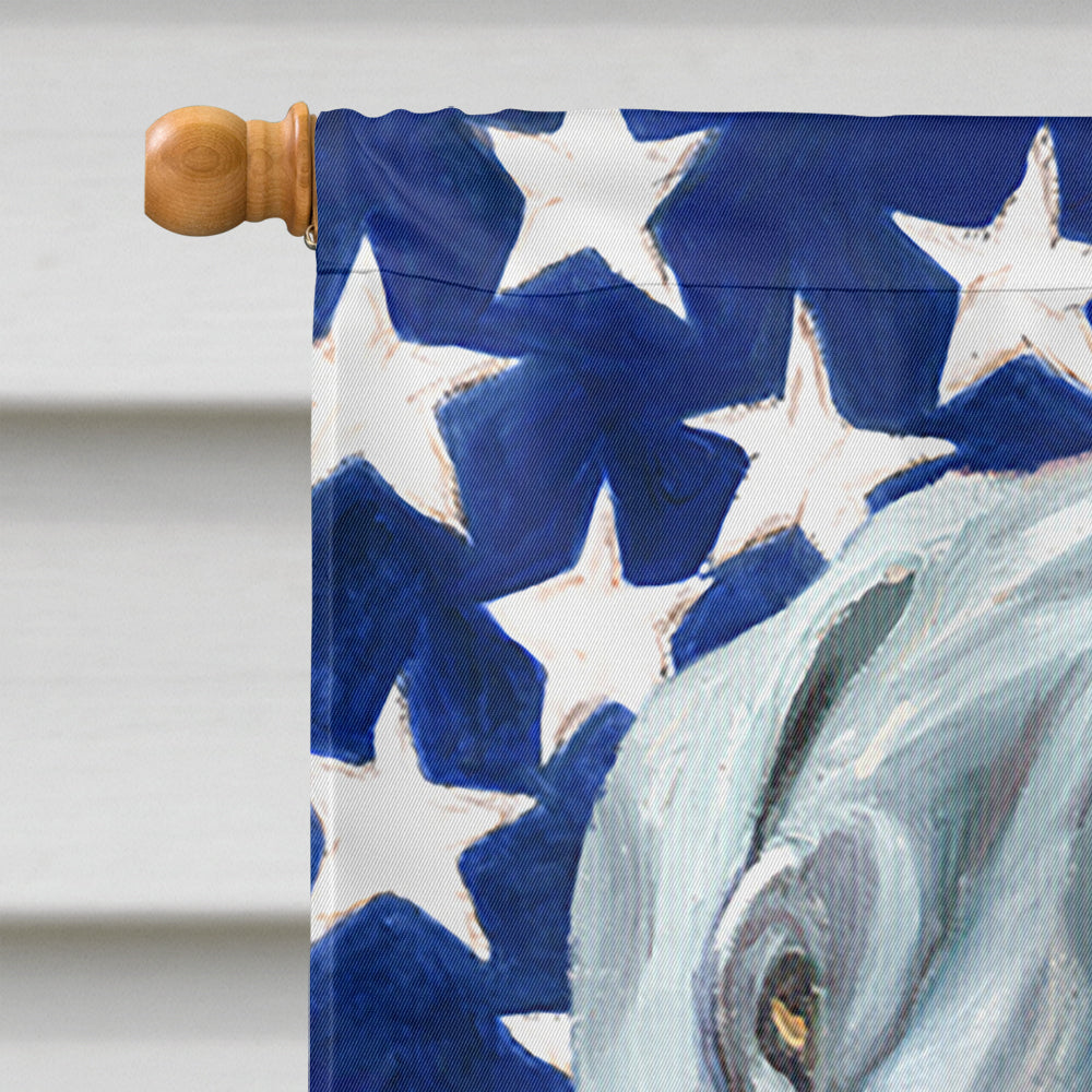 Great Dane USA Patriotic American Flag House Flag 28x40 Porch Sleeve Pole Decorative Outside Yard Banner Artwork Wall Hanging, Polyester