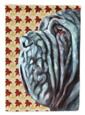 Neapolitan Mastiff Fall Leaves House Flag 28x40 Porch Sleeve Pole Decorative Outside Yard Banner Artwork Wall Hanging, Polyester