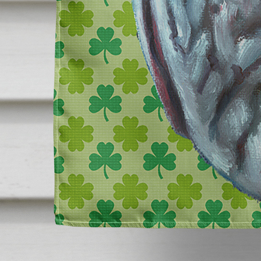 Neapolitan Mastiff St. Patrick's Day Shamrock House Flag 28x40 Porch Sleeve Pole Decorative Outside Yard Banner Artwork Wall Hanging, Polyester