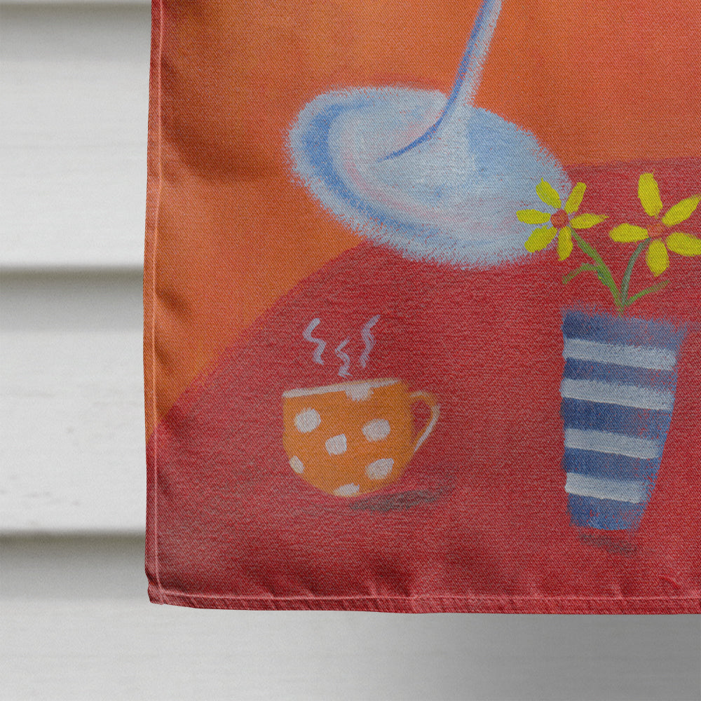 Wine Toast Cheers by Sarah Latham House Flag 28x40 Porch Sleeve Pole Decorative Outside Yard Banner Artwork Wall Hanging, Polyester