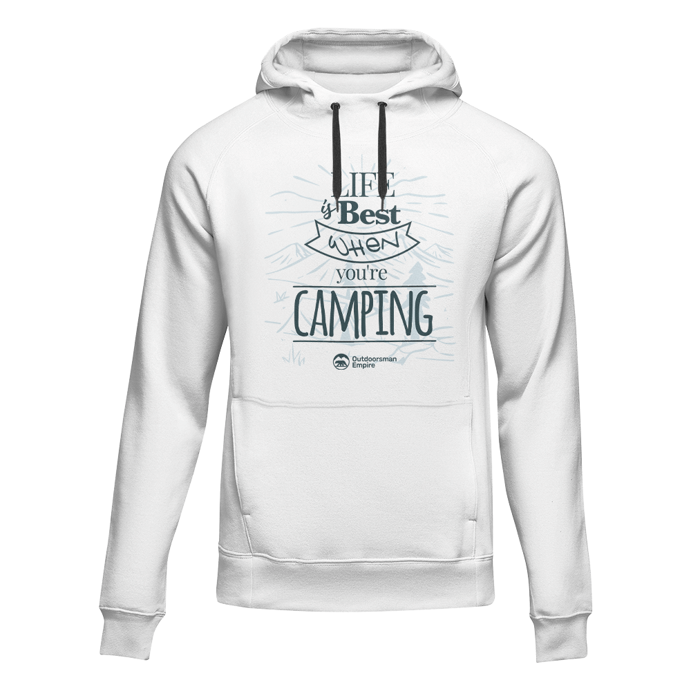 Life Is Best Adult Fleece Hoodie