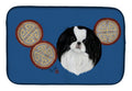Japanese Chin Dish Drying Mat Absorbent Dish Drying Mat Pad for Kitchen Counter Dish Drainer Mat for Countertop, 14 x 21", Multicolor