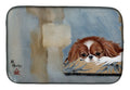 Japanese Chin Resting Dish Drying Mat Absorbent Dish Drying Mat Pad for Kitchen Counter Dish Drainer Mat for Countertop, 14 x 21", Multicolor