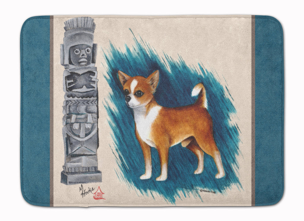 Chihuahua Totem Memory Foam Kitchen Mat Machine Washable Anti-Fatigue Cushion Comfort Bath or Kitchen Rug