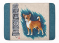 Chihuahua Totem Memory Foam Kitchen Mat Machine Washable Anti-Fatigue Cushion Comfort Bath or Kitchen Rug