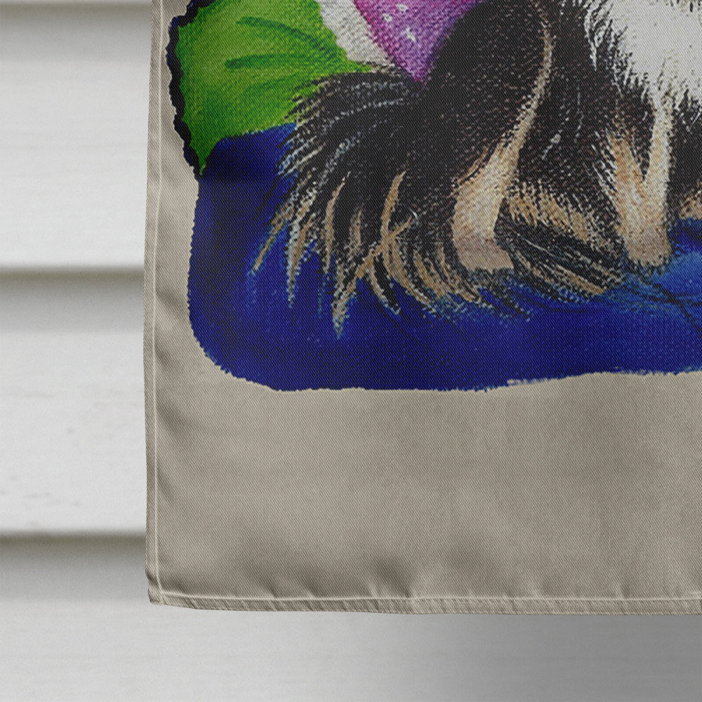 Chihuahua on their couch House Flag 28x40 Porch Sleeve Pole Decorative Outside Yard Banner Artwork Wall Hanging, Polyester