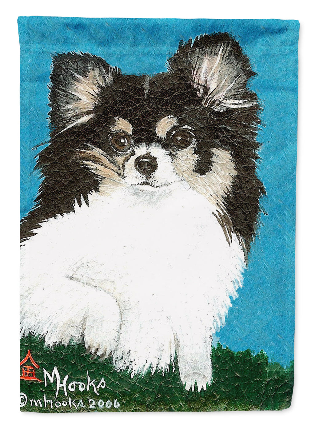 Chihuahua Cute Face House Flag 28x40 Porch Sleeve Pole Decorative Outside Yard Banner Artwork Wall Hanging, Polyester