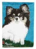 Chihuahua Cute Face House Flag 28x40 Porch Sleeve Pole Decorative Outside Yard Banner Artwork Wall Hanging, Polyester