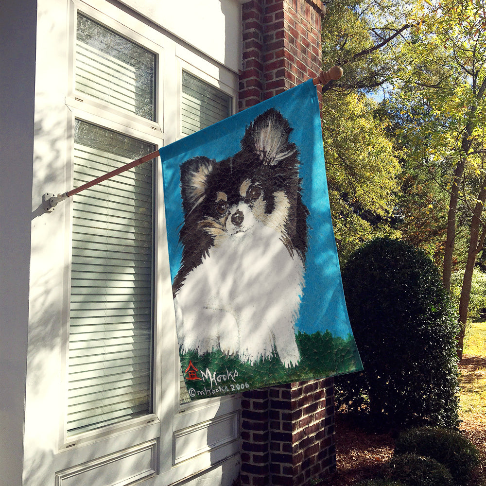 Chihuahua Cute Face House Flag 28x40 Porch Sleeve Pole Decorative Outside Yard Banner Artwork Wall Hanging, Polyester
