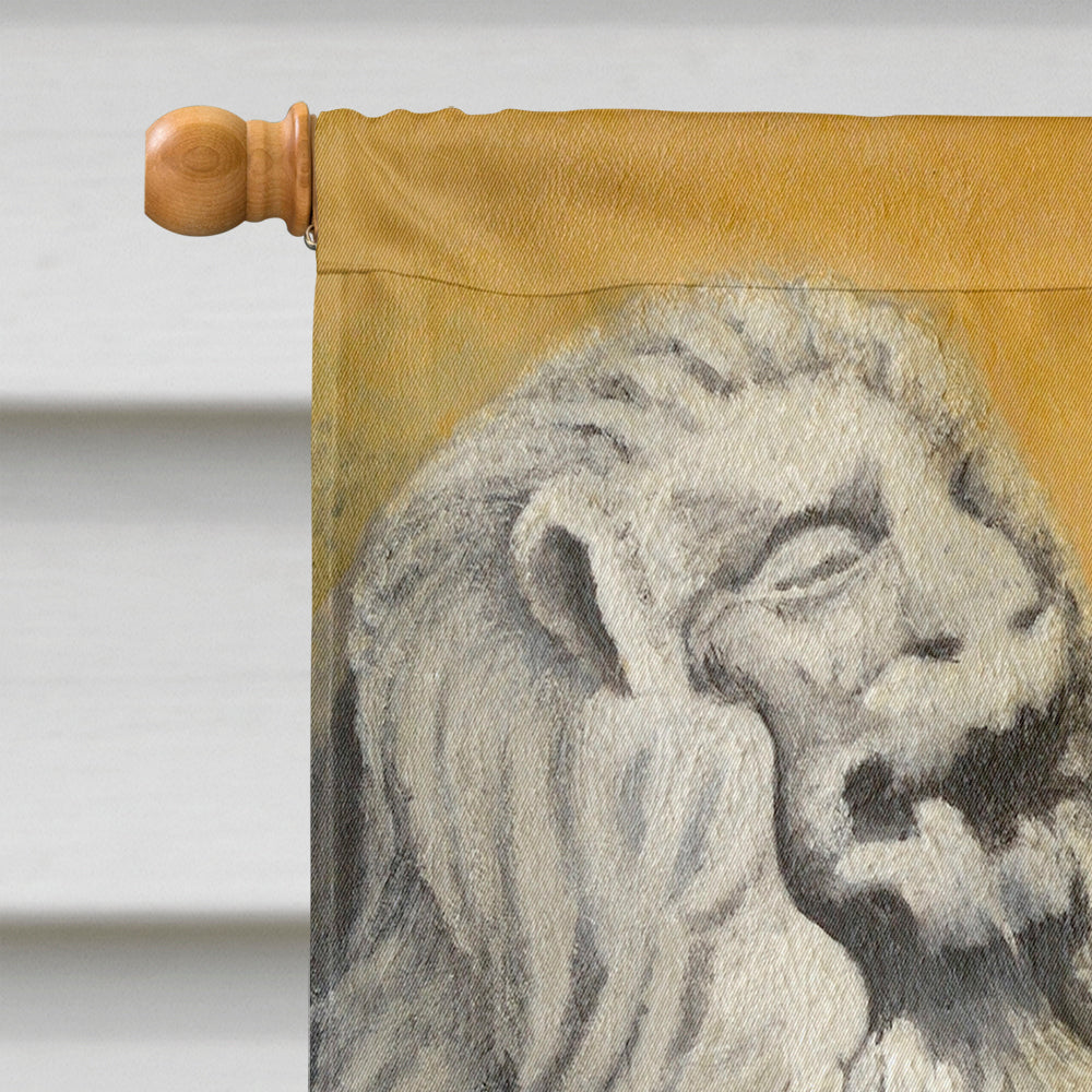 Japanese Chin Omar House Flag 28x40 Porch Sleeve Pole Decorative Outside Yard Banner Artwork Wall Hanging, Polyester