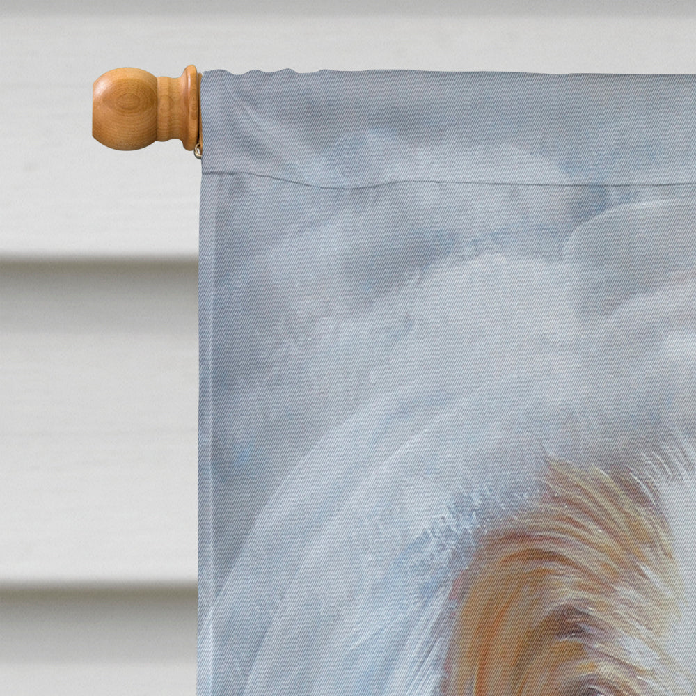 Japanese Chin in an Angels Arms House Flag 28x40 Porch Sleeve Pole Decorative Outside Yard Banner Artwork Wall Hanging, Polyester