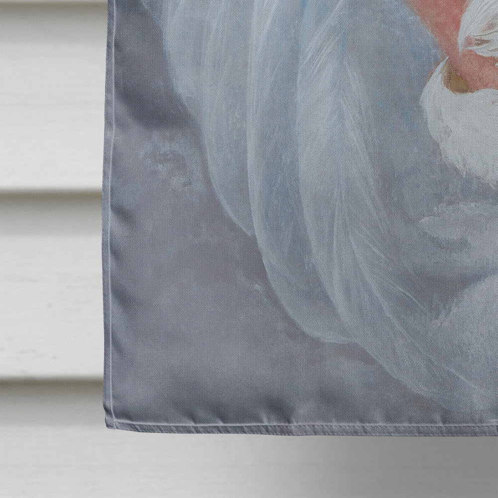 Japanese Chin in an Angels Arms House Flag 28x40 Porch Sleeve Pole Decorative Outside Yard Banner Artwork Wall Hanging, Polyester