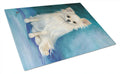 Jazz Chihuahua Long Hair  Cutting Board Tempered Glass Kitchen Cutting Surface, Heat Resistant Chopping, Non-Slip Feet, Food Prep & Serving