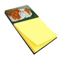 Japanese Chin Best Friends Watercolor Sticky Note Holder Refillable Dispenser Desk Accessory 3x3 Pad Gift