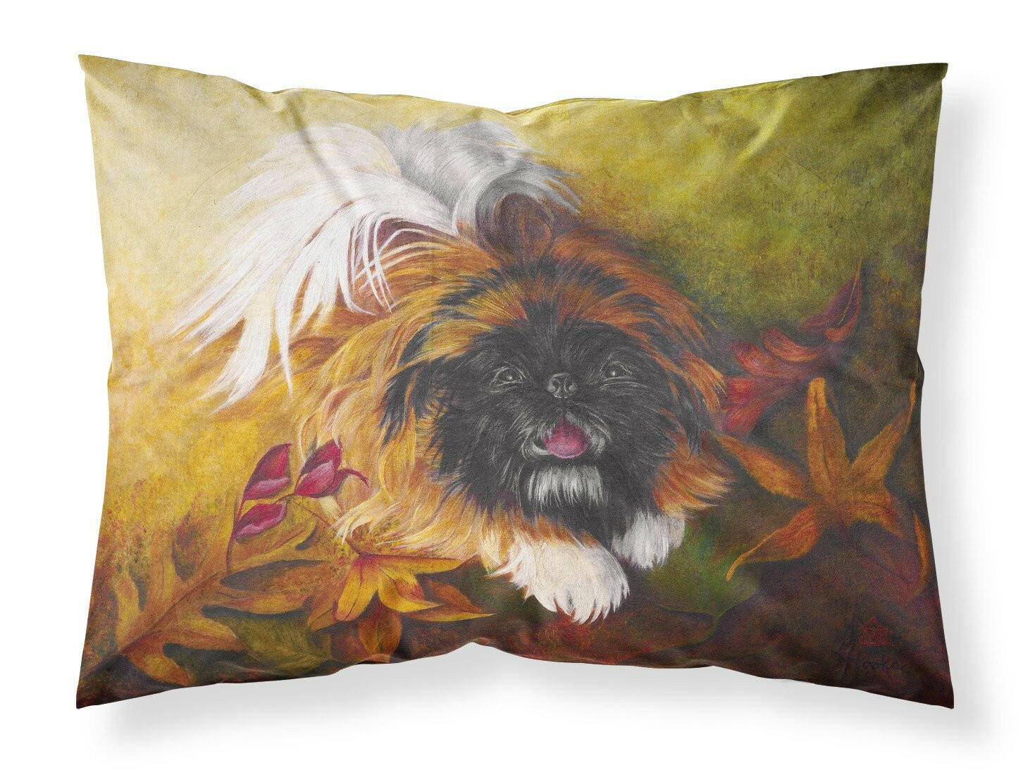 Pekingese Boogie Standard Pillowcase Lightweight Super Soft Easy Care Decorative Artwork Pillowcase, Standard