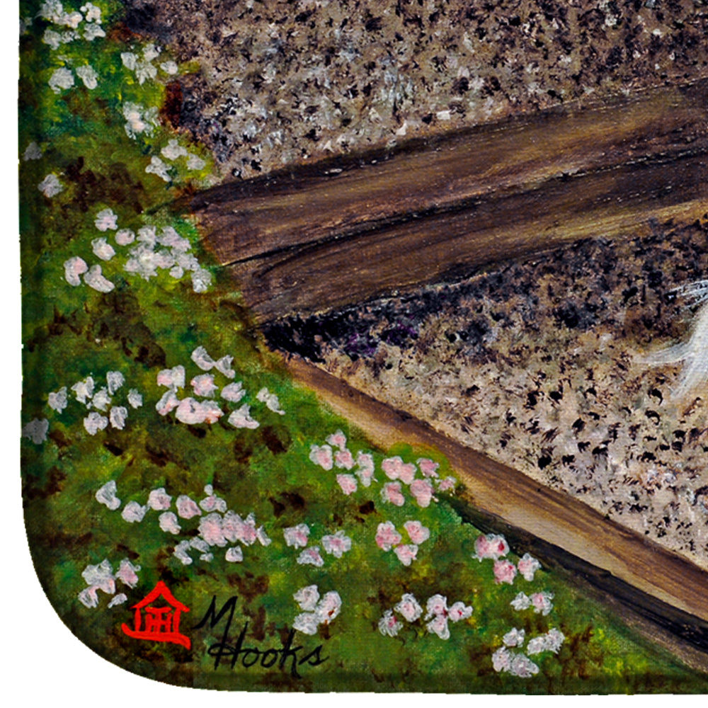 Japanese Chin Daddy's Girls Dish Drying Mat Absorbent Dish Drying Mat Pad for Kitchen Counter Dish Drainer Mat for Countertop, 14 x 21", Multicolor
