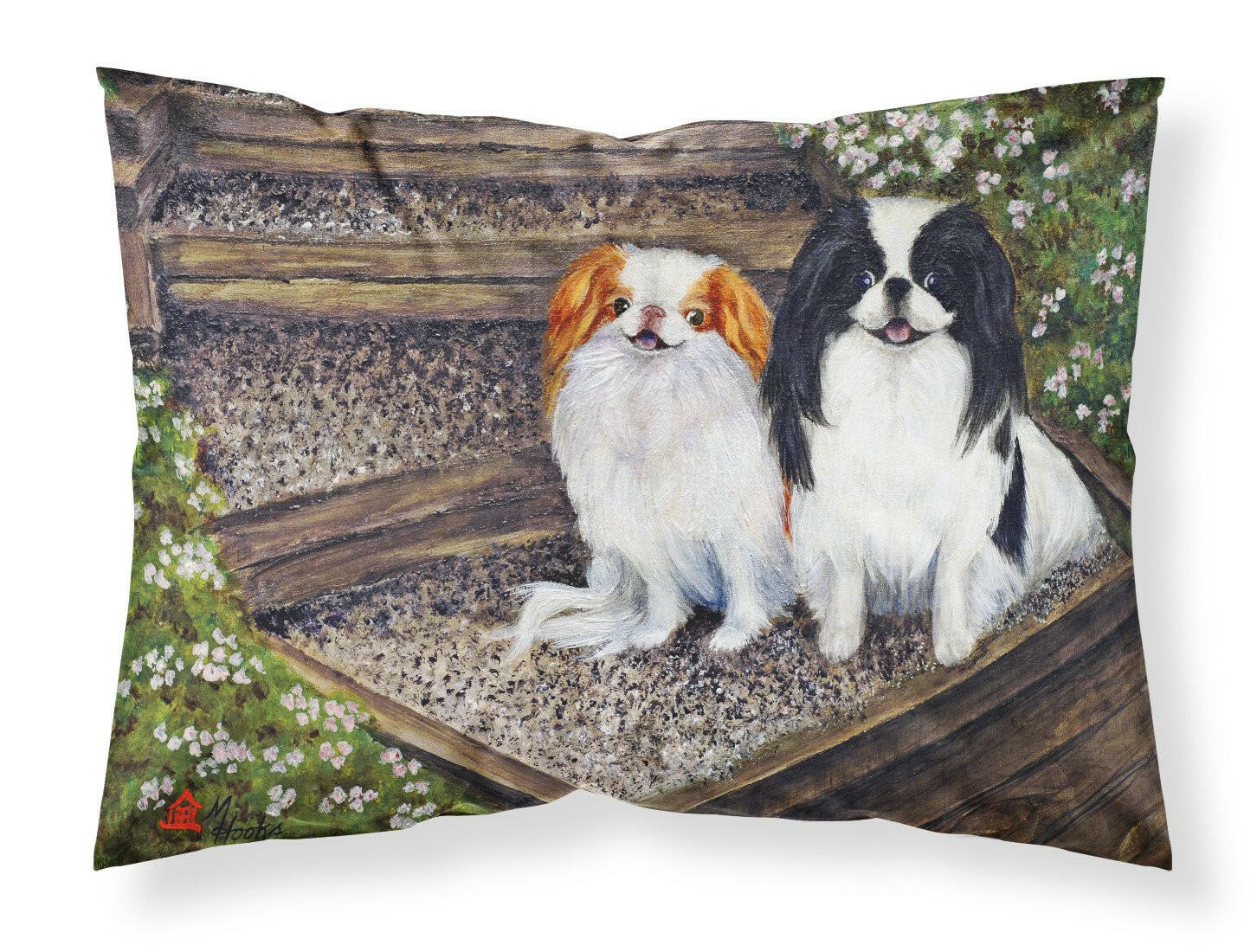 Japanese Chin Daddy's Girls Standard Pillowcase Lightweight Super Soft Easy Care Decorative Artwork Pillowcase, Standard