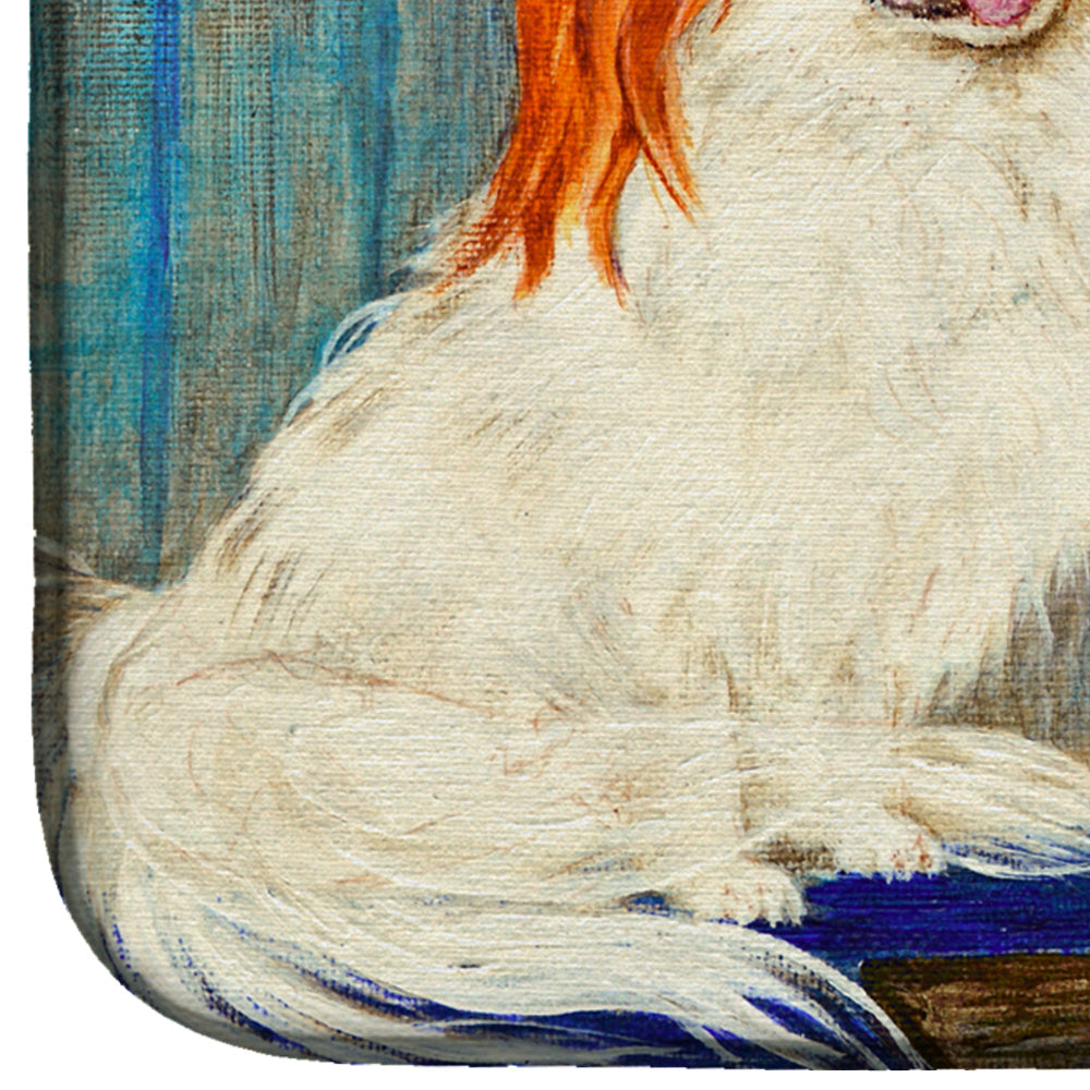 Japanese Chin Ming Vase Dish Drying Mat Absorbent Dish Drying Mat Pad for Kitchen Counter Dish Drainer Mat for Countertop, 14 x 21", Multicolor
