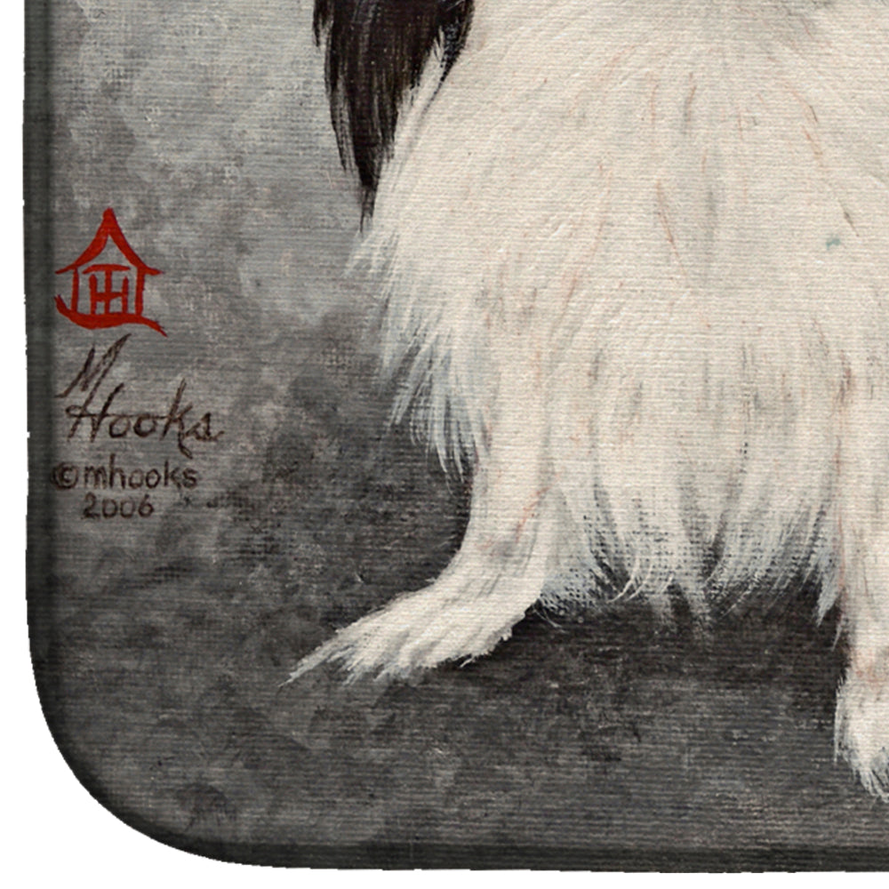Japanese Chin Impress Dish Drying Mat Absorbent Dish Drying Mat Pad for Kitchen Counter Dish Drainer Mat for Countertop, 14 x 21", Multicolor
